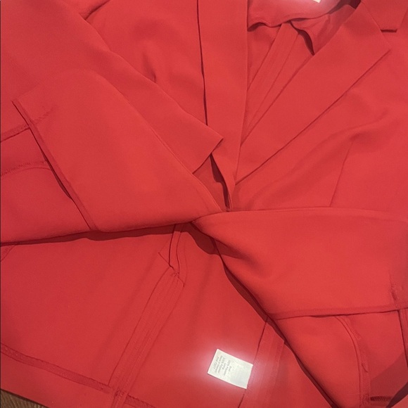 Lauren Conrad Women's Deeper Red Blazer Medium - Picture 5 of 6